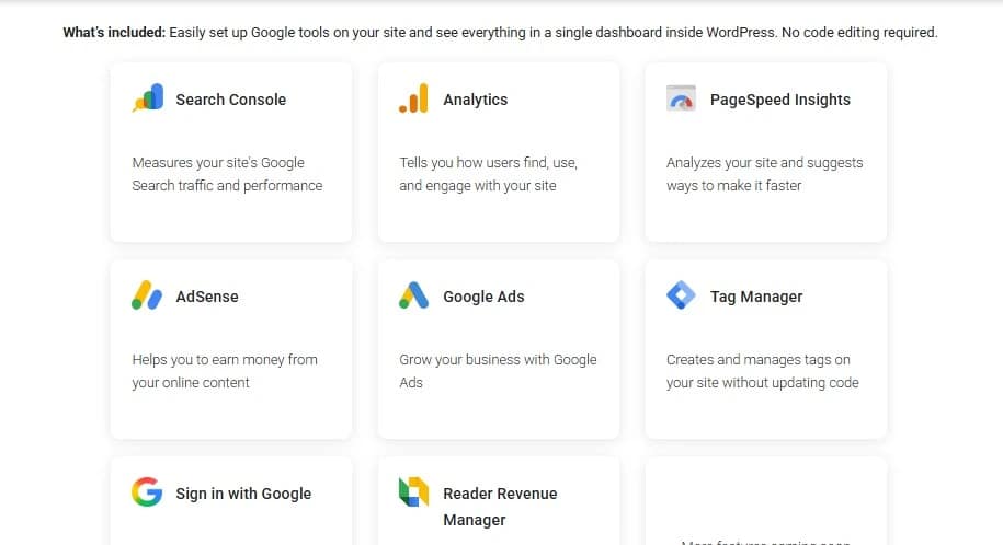 google site kit for wordpress