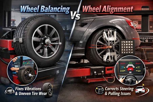 Wheel Balancing vs Wheel Alignment
